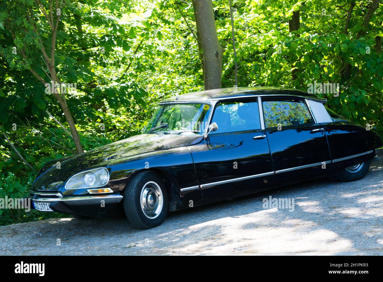 HEILIGENHAUS, NRW, GERMANIA - 06 MAGGIO 2018: Citroën DS 21 Classic francese convertibile di lusso. Fotografato durante una passeggiata. Foto Stock