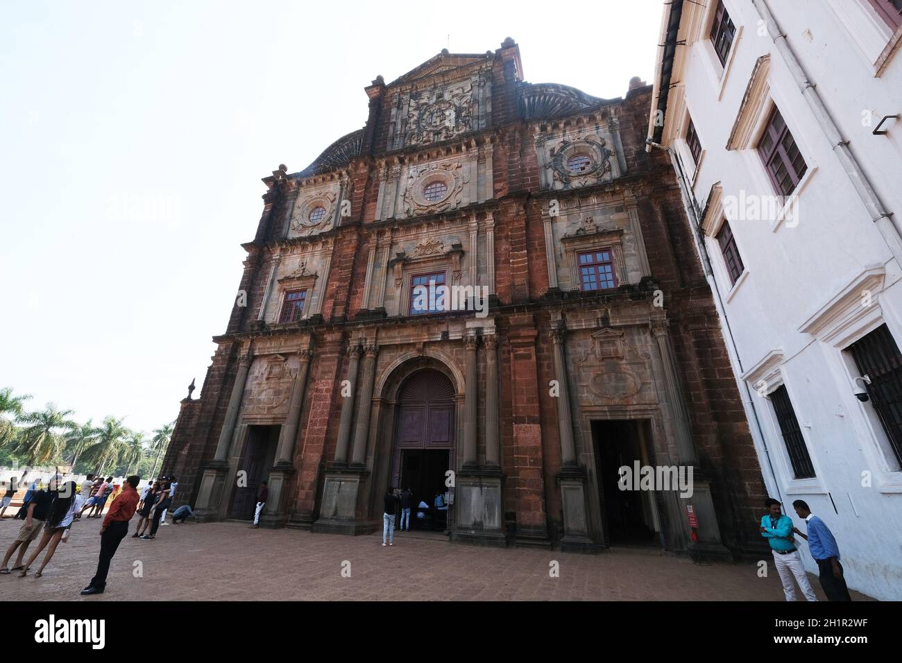 Basilica di Bom Jesus, Old Goa, Velha Goa, Goa, India Foto Stock