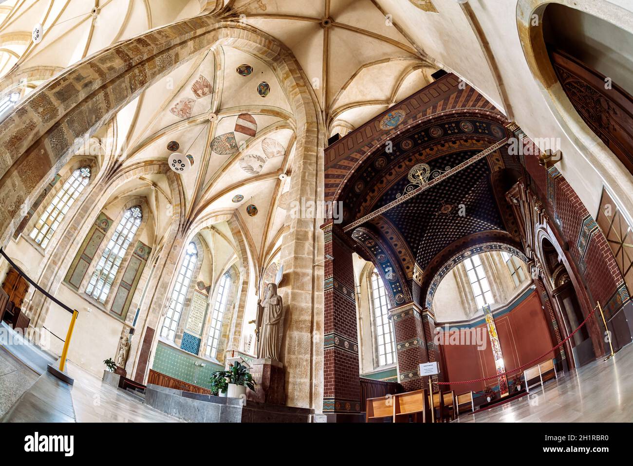 Praga, Repubblica Ceca - Maggio 23 2017: Chiesa nell'Abbazia di Emmaus Foto Stock