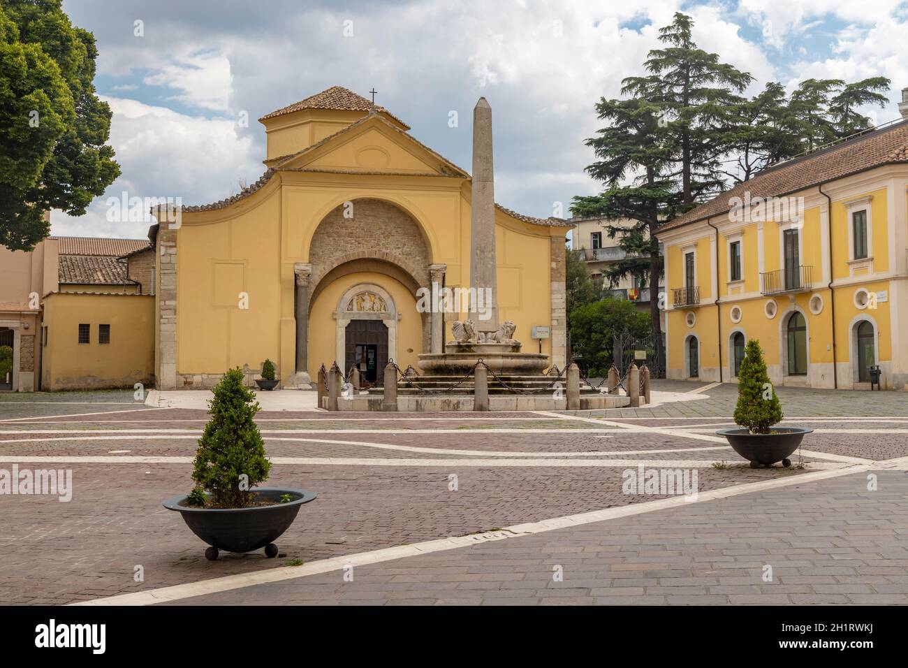 Chiesa di Santa Sofia (Chiesa di Santa Sofia), Patrimonio dell'Umanità dell'UNESCO, Benevento, Campania, Italia Foto Stock