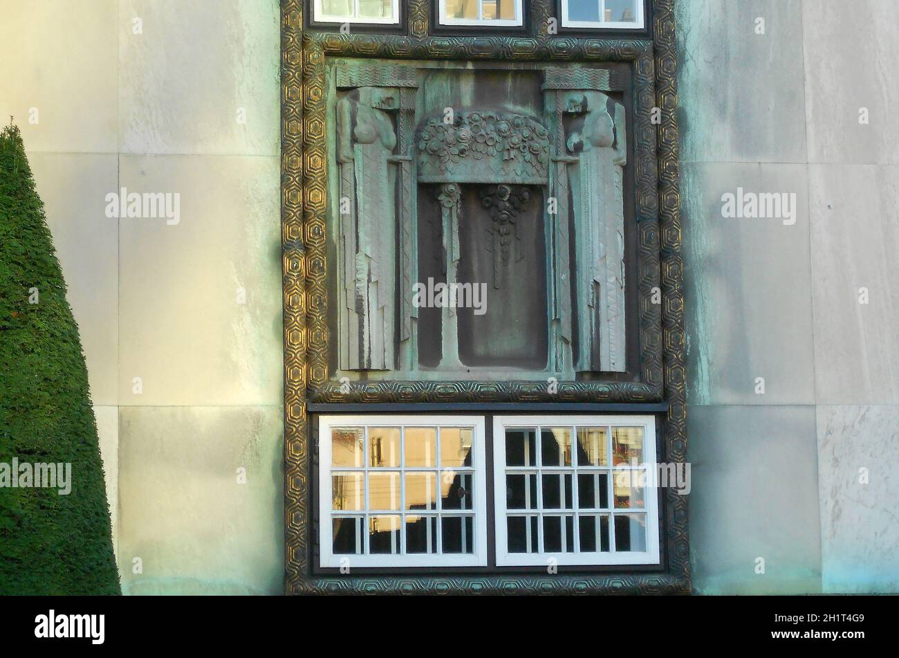 Das Palais Stoclet a Brüssel, vom Wiener Jugendstil-Künstler Josef Hoffmann geplant - il Palazzo dello Stoclet a Bruxelles, progettato dal Viennese Art No Foto Stock