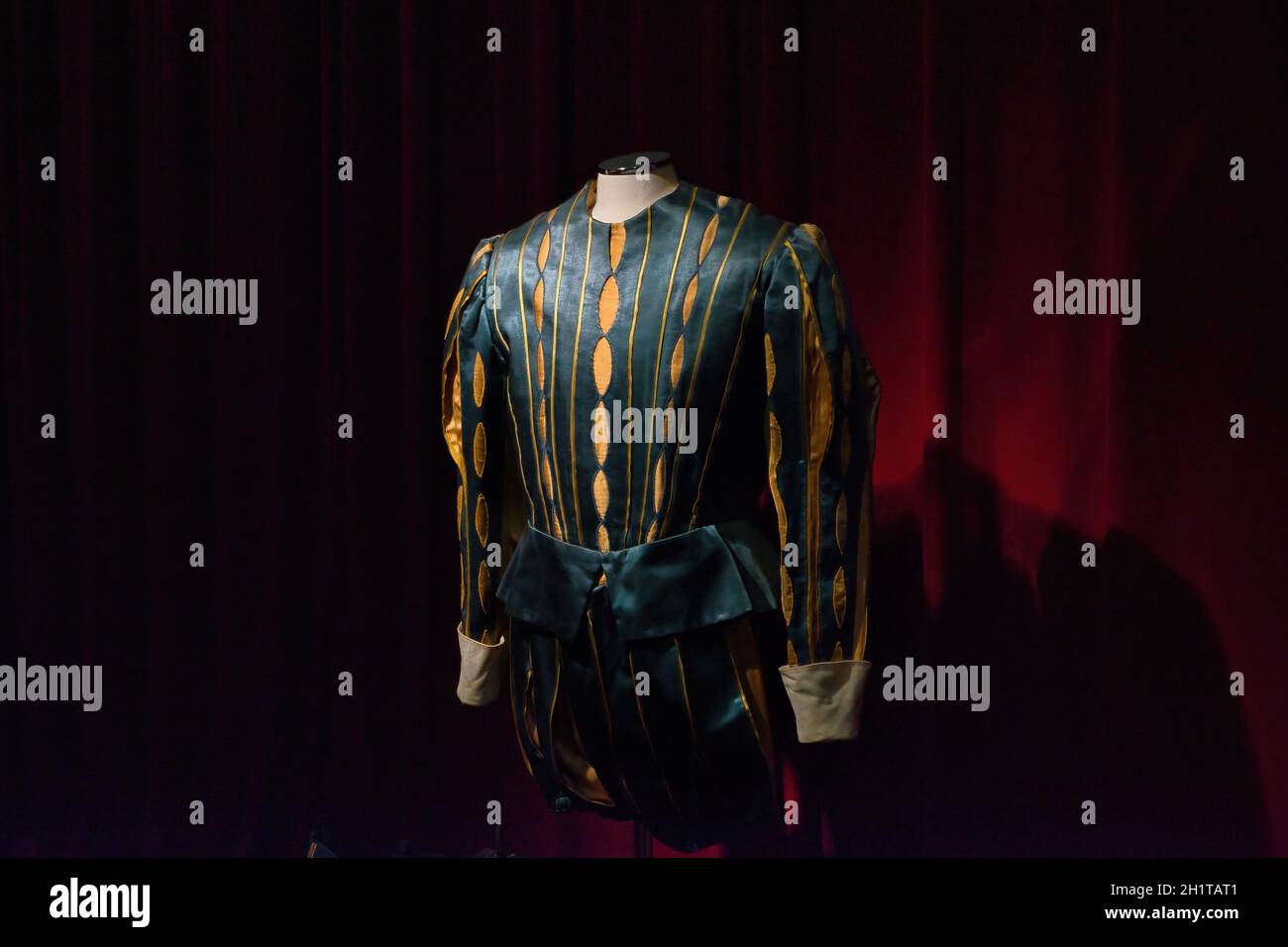 costumi teatrali. Per i ruoli nel repertorio classico. Design del costume teatrale, spogliatoio Foto Stock