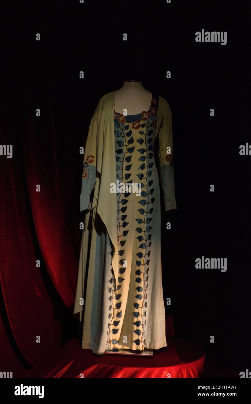 costumi teatrali. Per i ruoli nel repertorio classico. Design del costume teatrale, spogliatoio Foto Stock