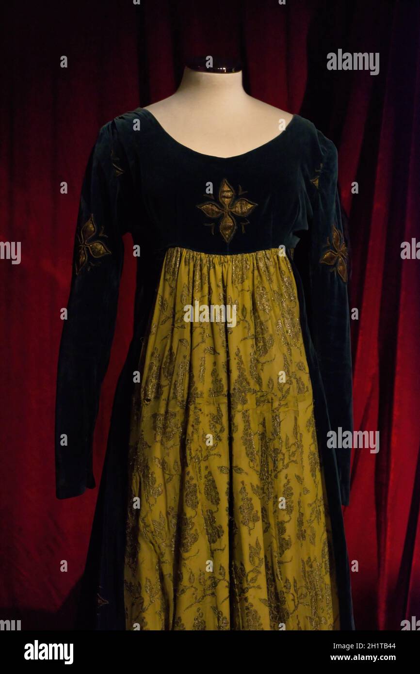 costumi teatrali. Per i ruoli nel repertorio classico. Design del costume teatrale, spogliatoio Foto Stock