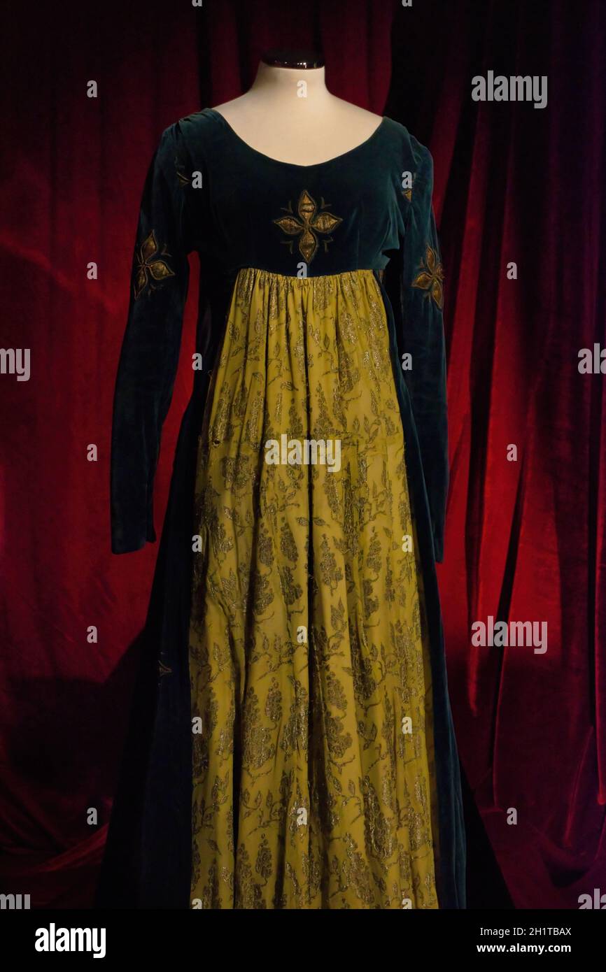 costumi teatrali. Per i ruoli nel repertorio classico. Design del costume teatrale, spogliatoio Foto Stock