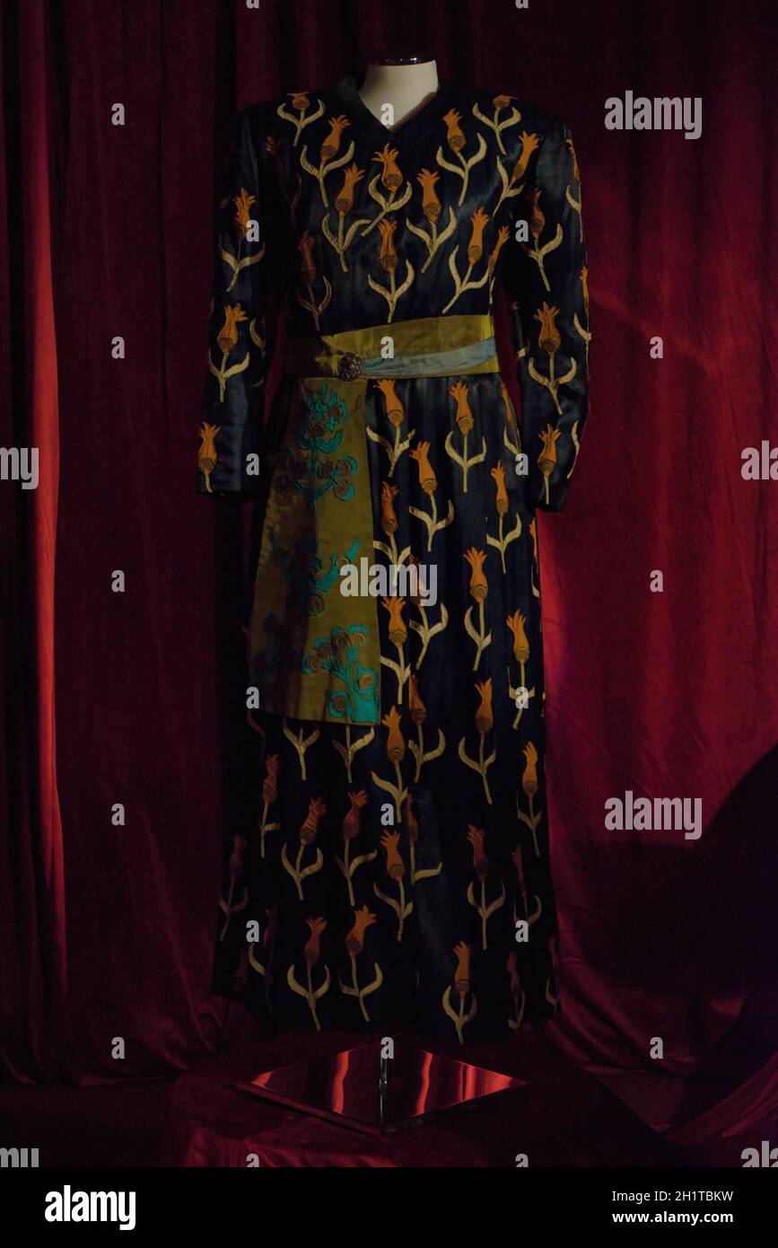 costumi teatrali. Per i ruoli nel repertorio classico. Design del costume teatrale, spogliatoio Foto Stock