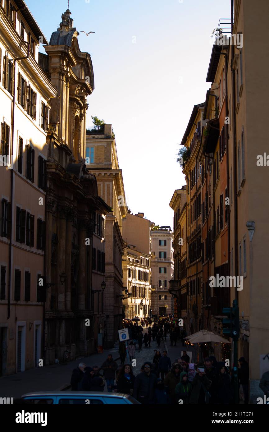 Via del banco di santo spirito immagini e fotografie stock ad alta