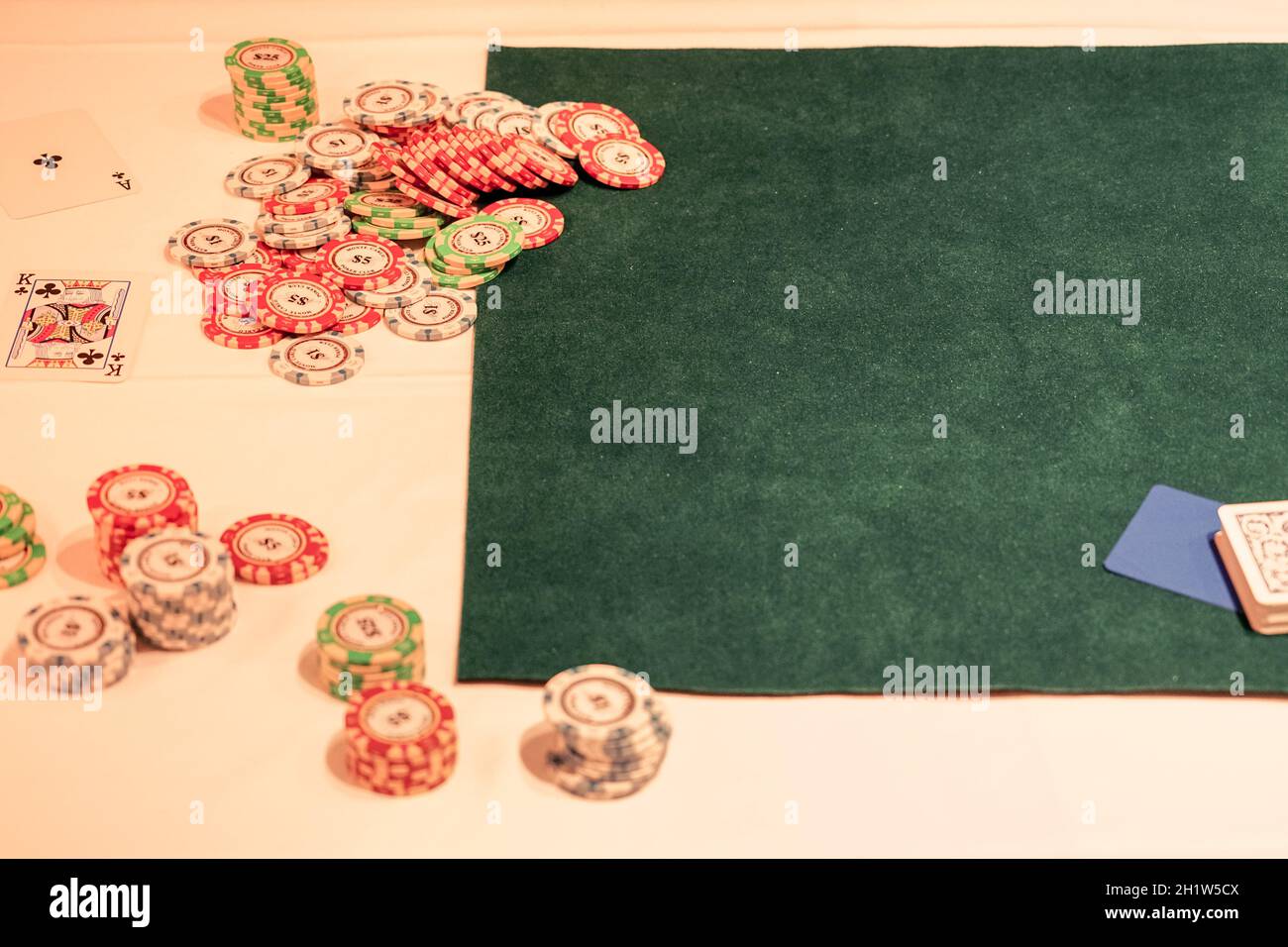 Immagine di Texas Holdem (poker). Luogo di ripresa: Area metropolitana di Tokyo Foto Stock