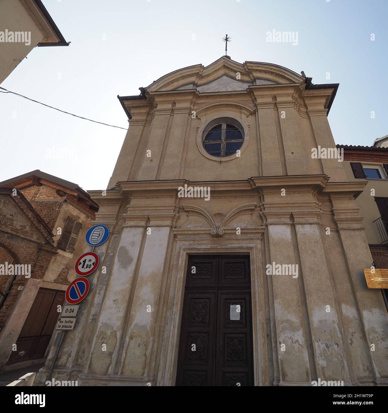 Chiesa di San Rocco in San Mauro, Italia Foto Stock