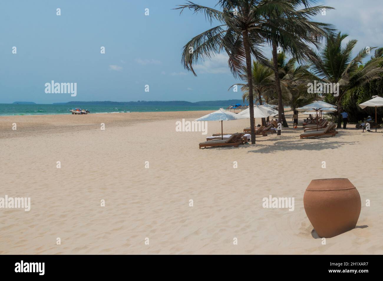 Arossim Beach in Goa in India, spiagge più belle in India. Foto Stock