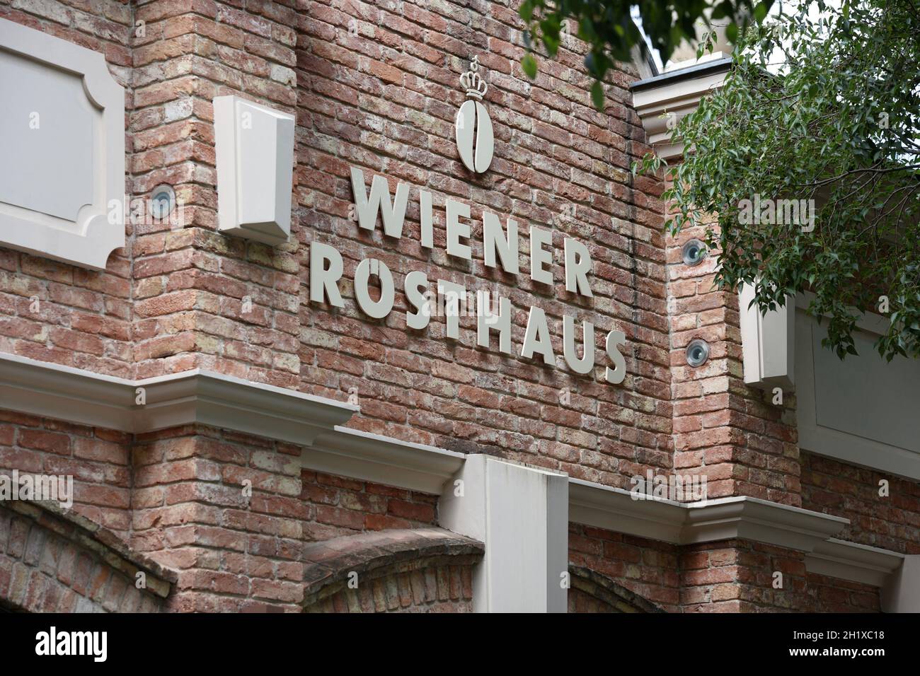 Wiener Rösthaus im Großen Vergnügungspark 'Prater' a Wien, Österreich, Europa - Wiener Rösthaus nel grande parco divertimenti 'Prater' a Vienna, Austr Foto Stock