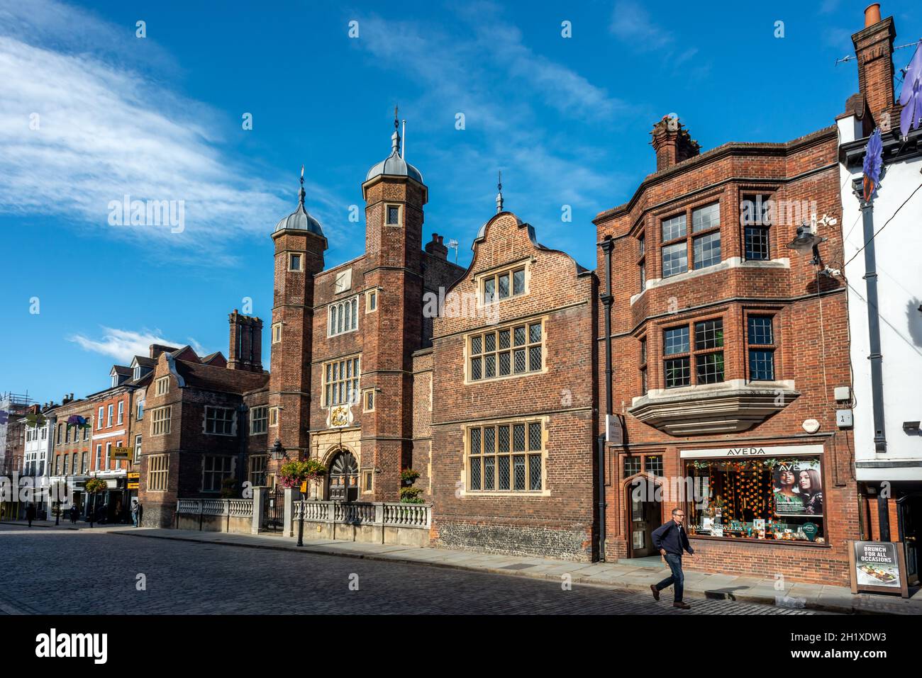 Guildford, 6 ottobre 2021: GV del centro di Guildford Foto Stock