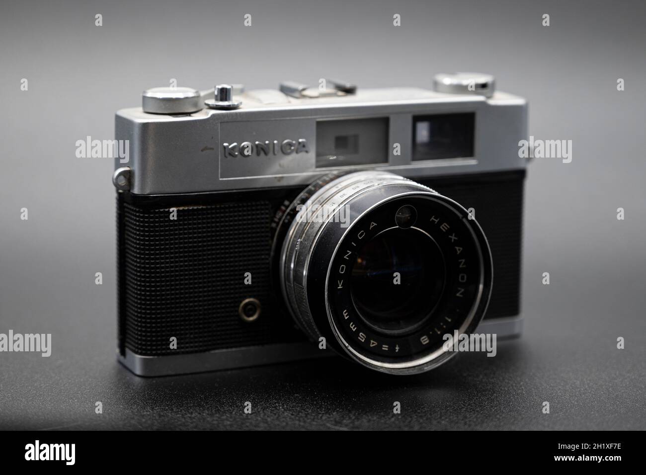 fotocamera vintage reflex analogica Foto Stock