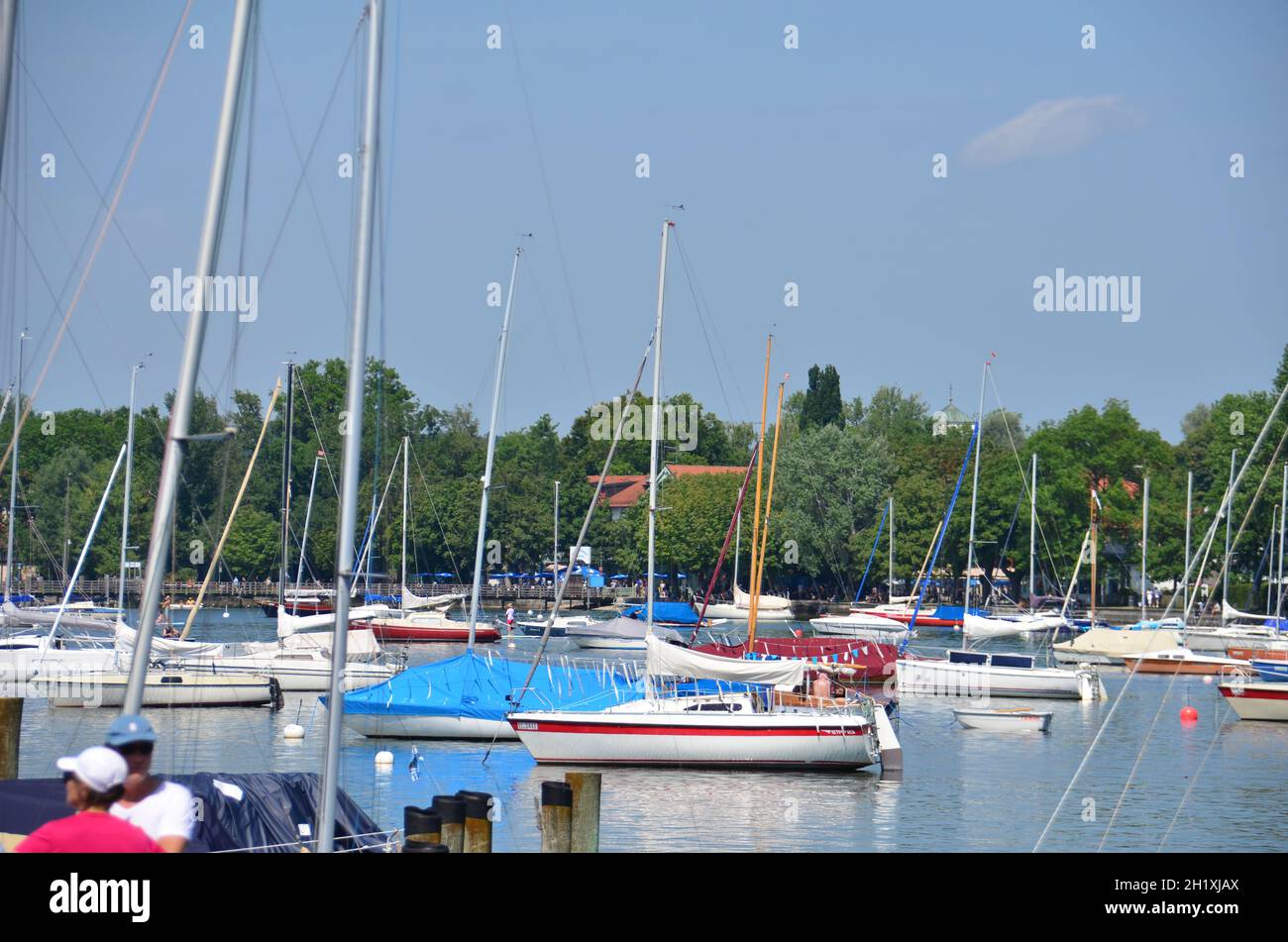 Ammersee in Baviera, Germania, Europa - Ammersee in Baviera, Germania, Europa Foto Stock