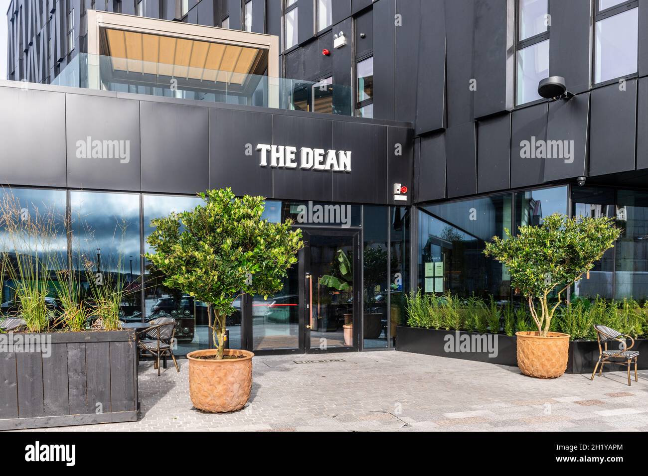 Esterno del Dean Hotel, Cork City, Irlanda. Foto Stock