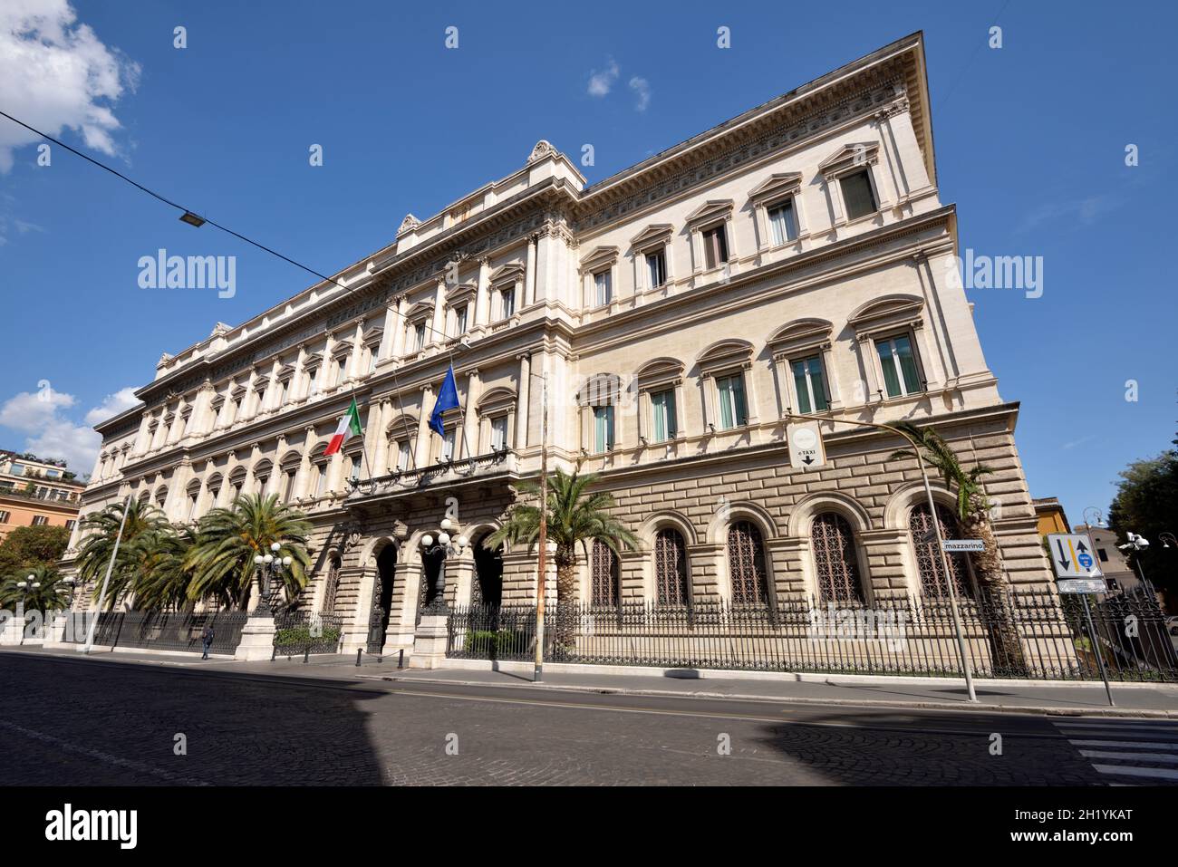Italia, Roma, via Nazionale, Banca d'Italia, Banca d'Italia Foto Stock