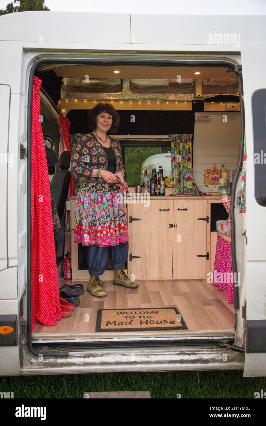 Renault Master Self Build Camper Conversion Foto Stock Renault Master Self Build Camper Conversion Foto Stock