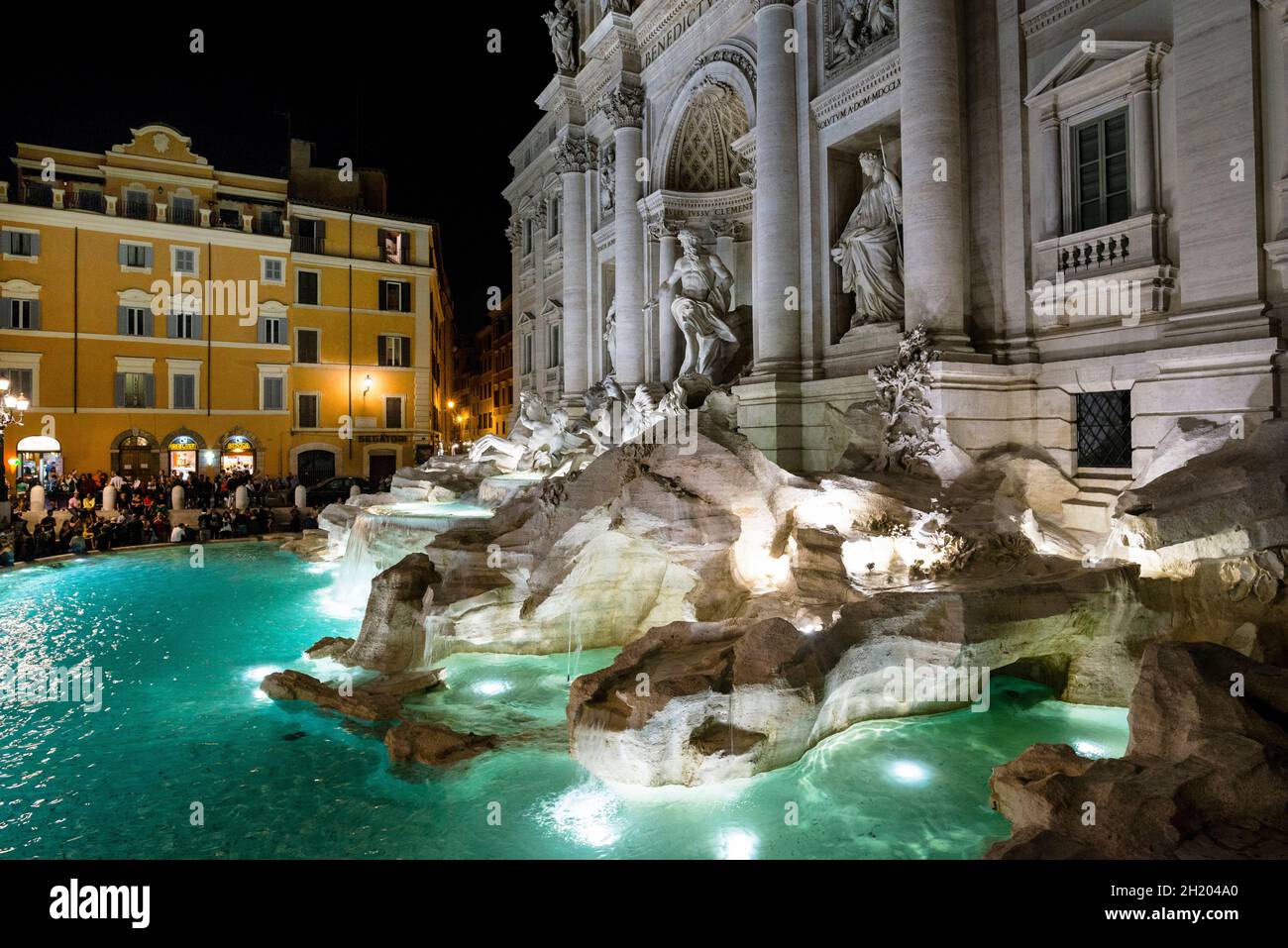 Fontana di Trevi a Roma, Italia. Foto Stock