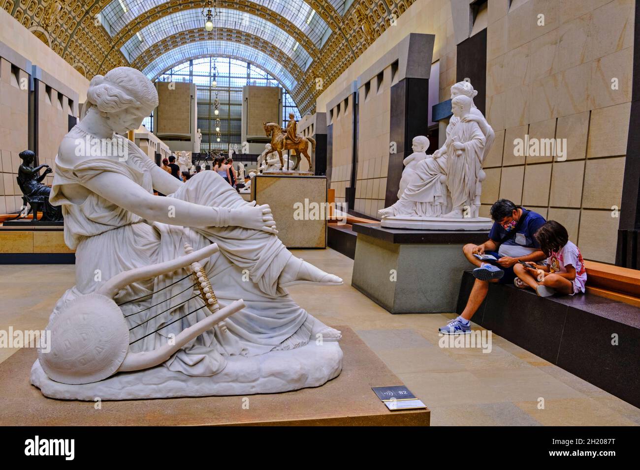 Francia, Parigi, Museo d'Orsay, Sapho di James Pradier Foto Stock