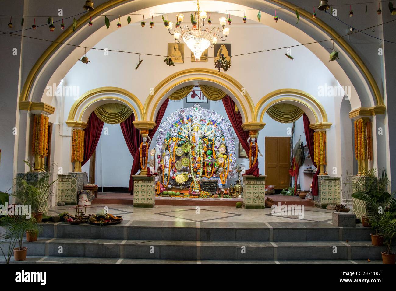 Durga puja kolkata Foto Stock