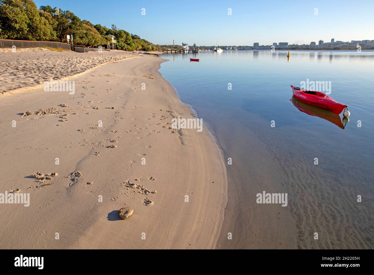 Golden Beach, Caloundra Foto Stock