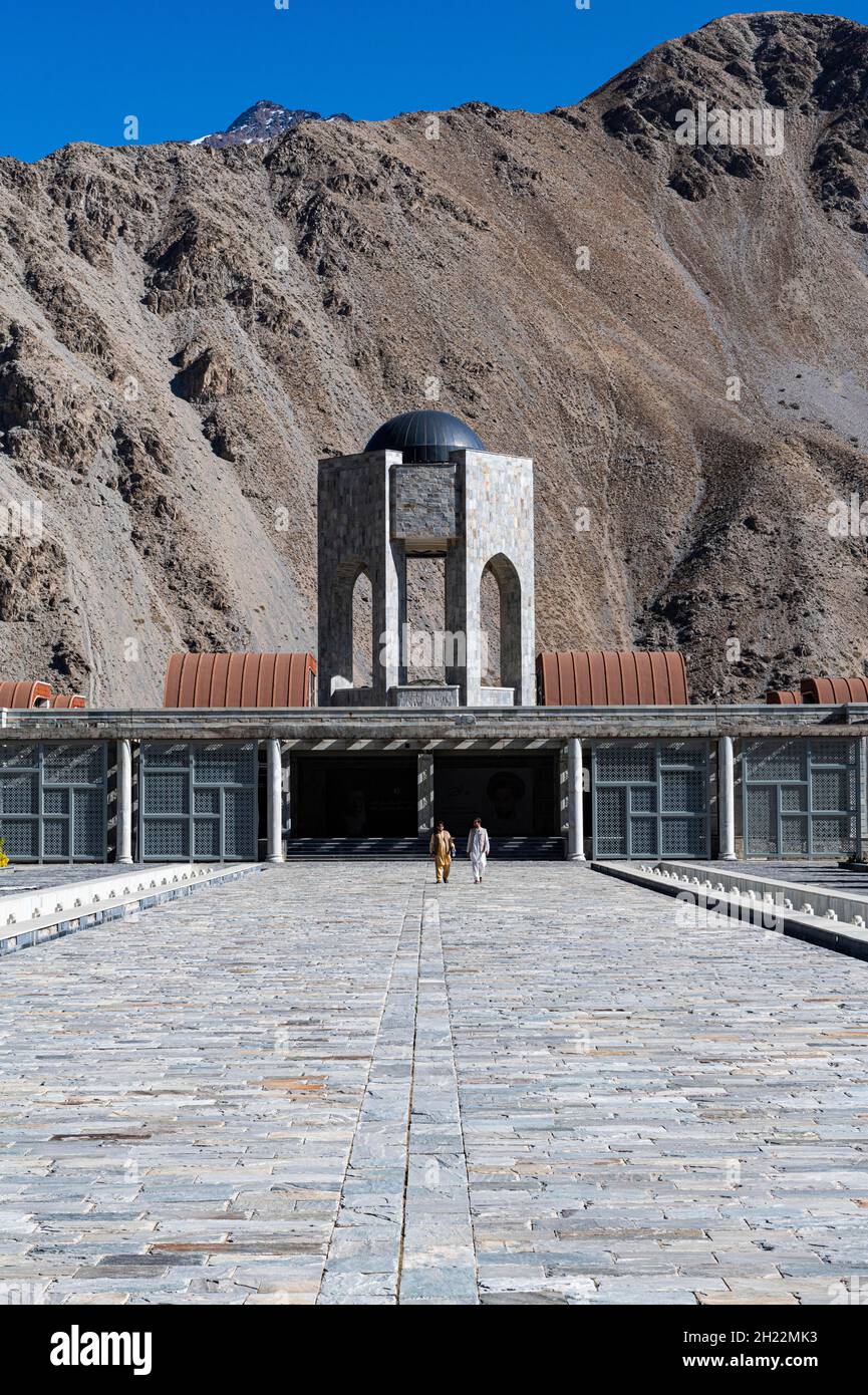 Ahmad Shah Massoud Memorial, Valle Panjshir, Afghanistan Foto Stock