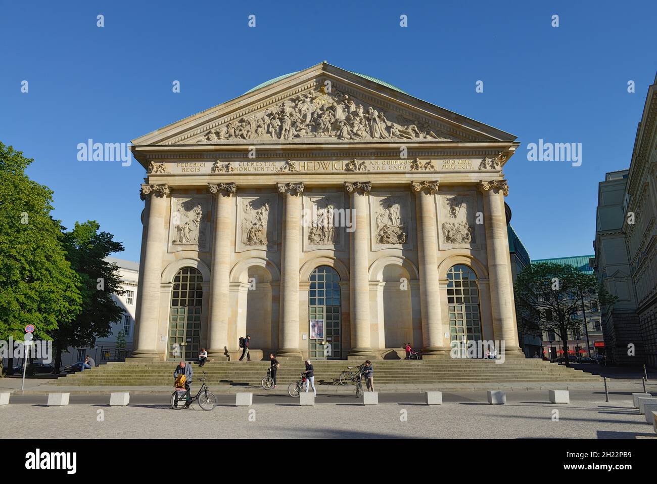 Cattedrale di S. Edvige, Bebelplatz, Mitte, Berlino, Germania Foto Stock