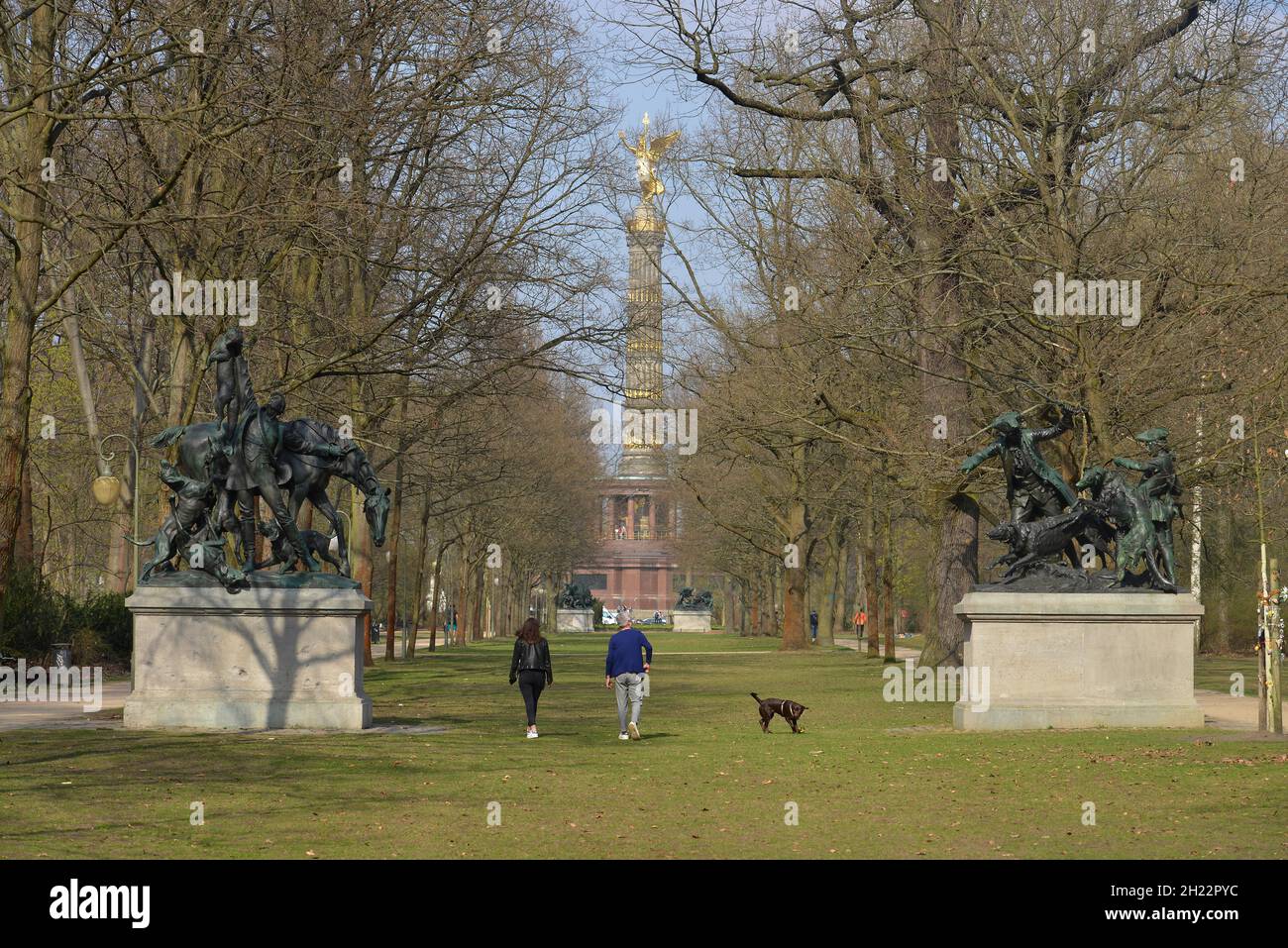 Fasanerieallee, Tiergarten, Mitte, Berlino, Germania Foto Stock