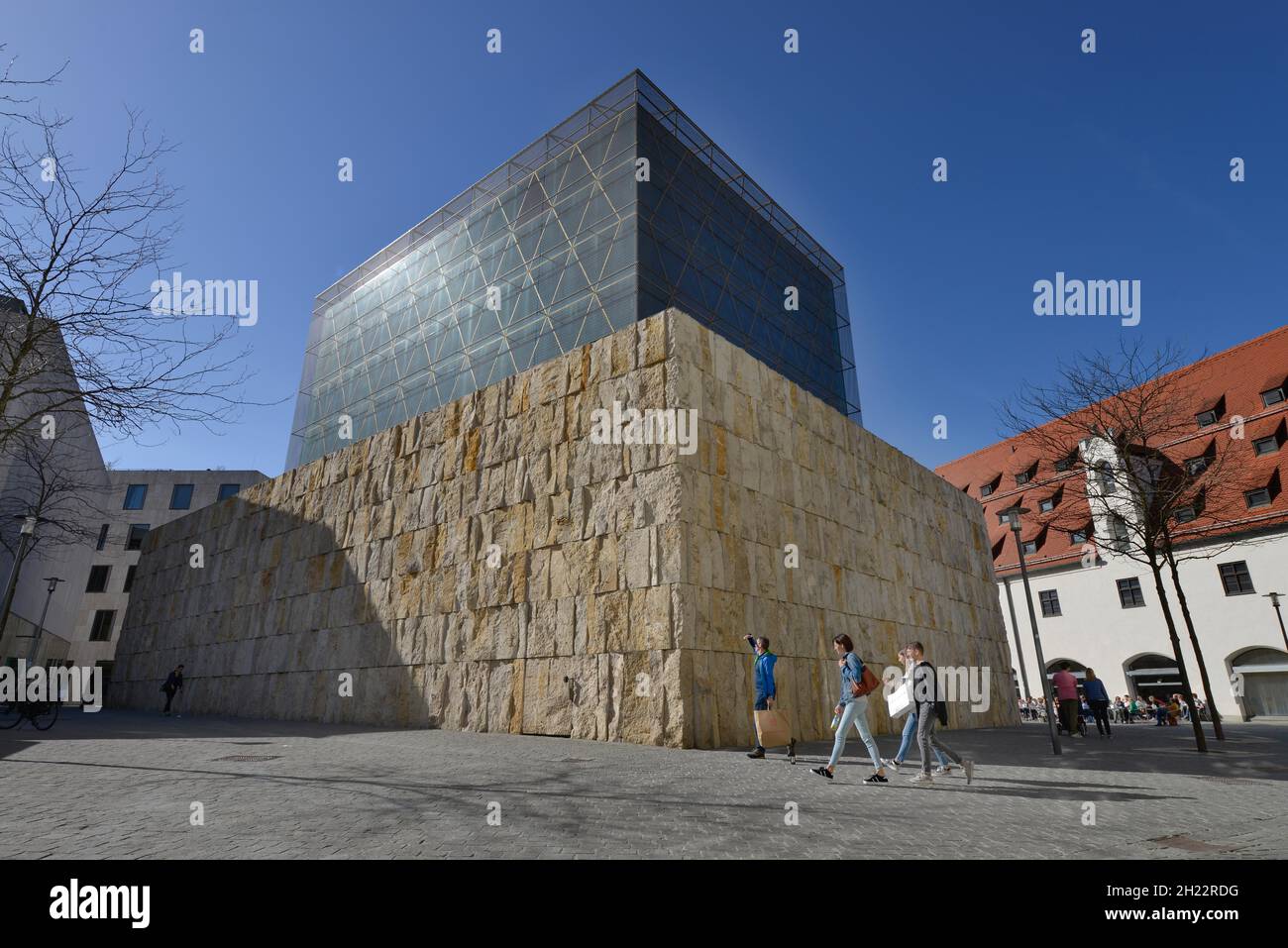 Sinagoga principale Ohel Jakob, Centro Ebraico, Sankt-Jakobs-Platz, Monaco, Baviera, Germania Foto Stock