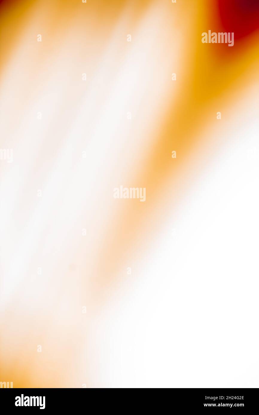 Sfondo sfumato astratto arancione e bianco Foto Stock