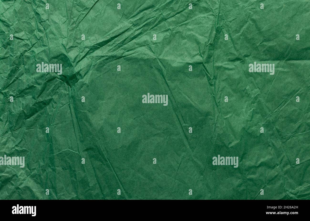 carta grinzita verde color smeraldo. Foto Stock