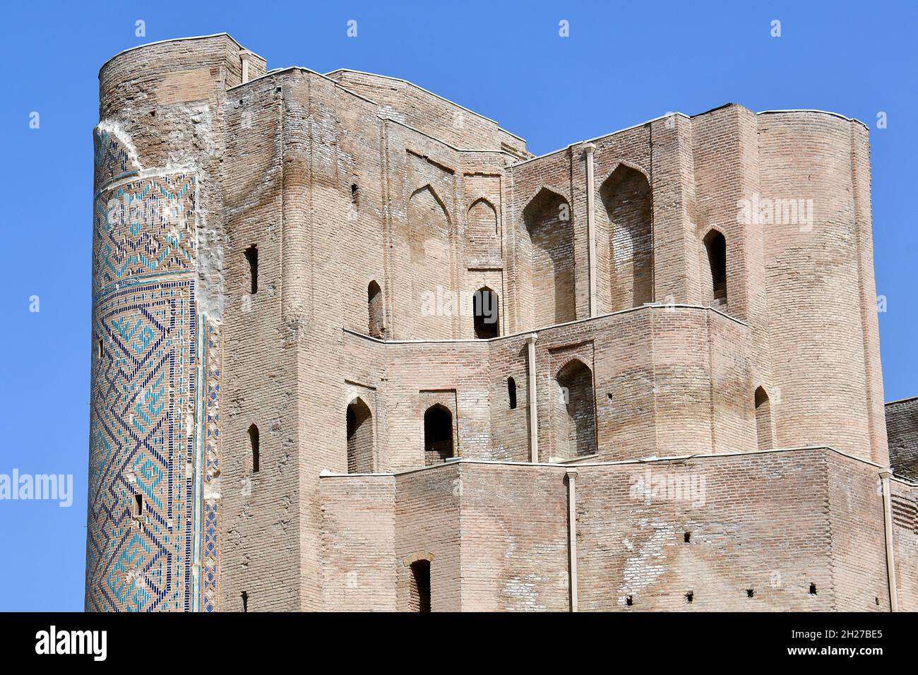 AK-Saray Palace (Palazzo d'Estate di Timur), Shahrisabz, Qashqadaryo Regione, Uzbekistan, Asia Centrale Foto Stock
