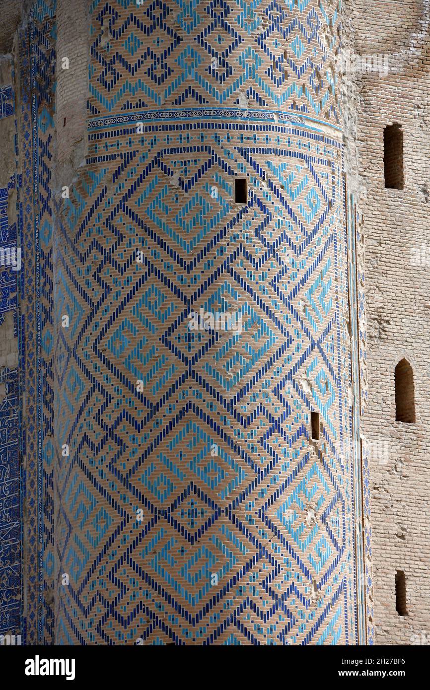 AK-Saray Palace (Palazzo d'Estate di Timur), Shahrisabz, Qashqadaryo Regione, Uzbekistan, Asia Centrale Foto Stock