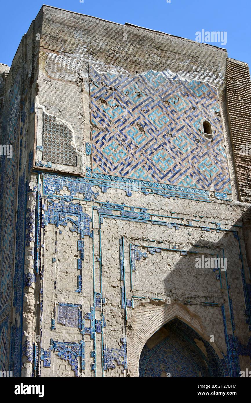 AK-Saray Palace (Palazzo d'Estate di Timur), Shahrisabz, Qashqadaryo Regione, Uzbekistan, Asia Centrale Foto Stock