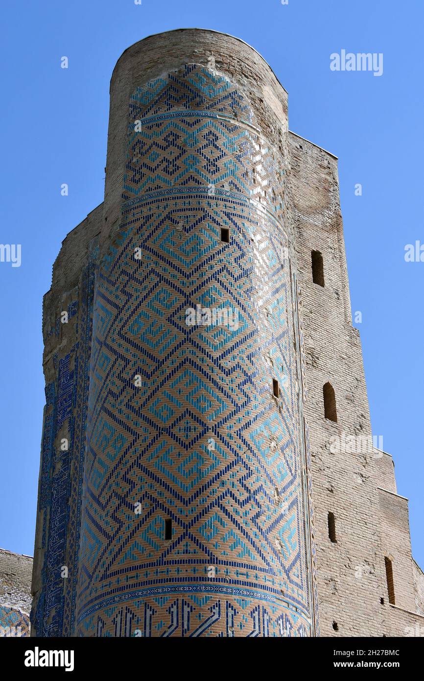 AK-Saray Palace (Palazzo d'Estate di Timur), Shahrisabz, Qashqadaryo Regione, Uzbekistan, Asia Centrale Foto Stock