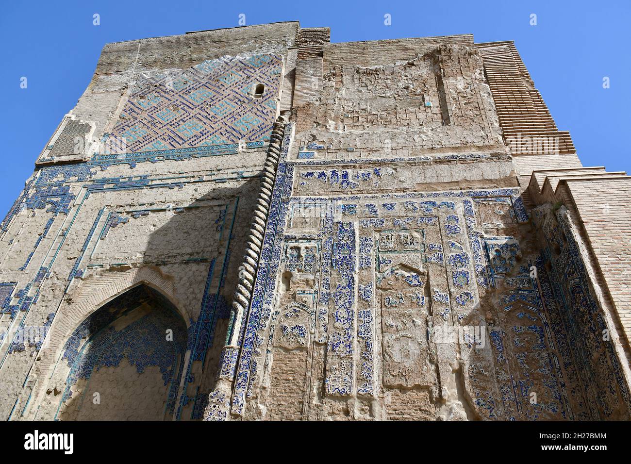 AK-Saray Palace (Palazzo d'Estate di Timur), Shahrisabz, Qashqadaryo Regione, Uzbekistan, Asia Centrale Foto Stock