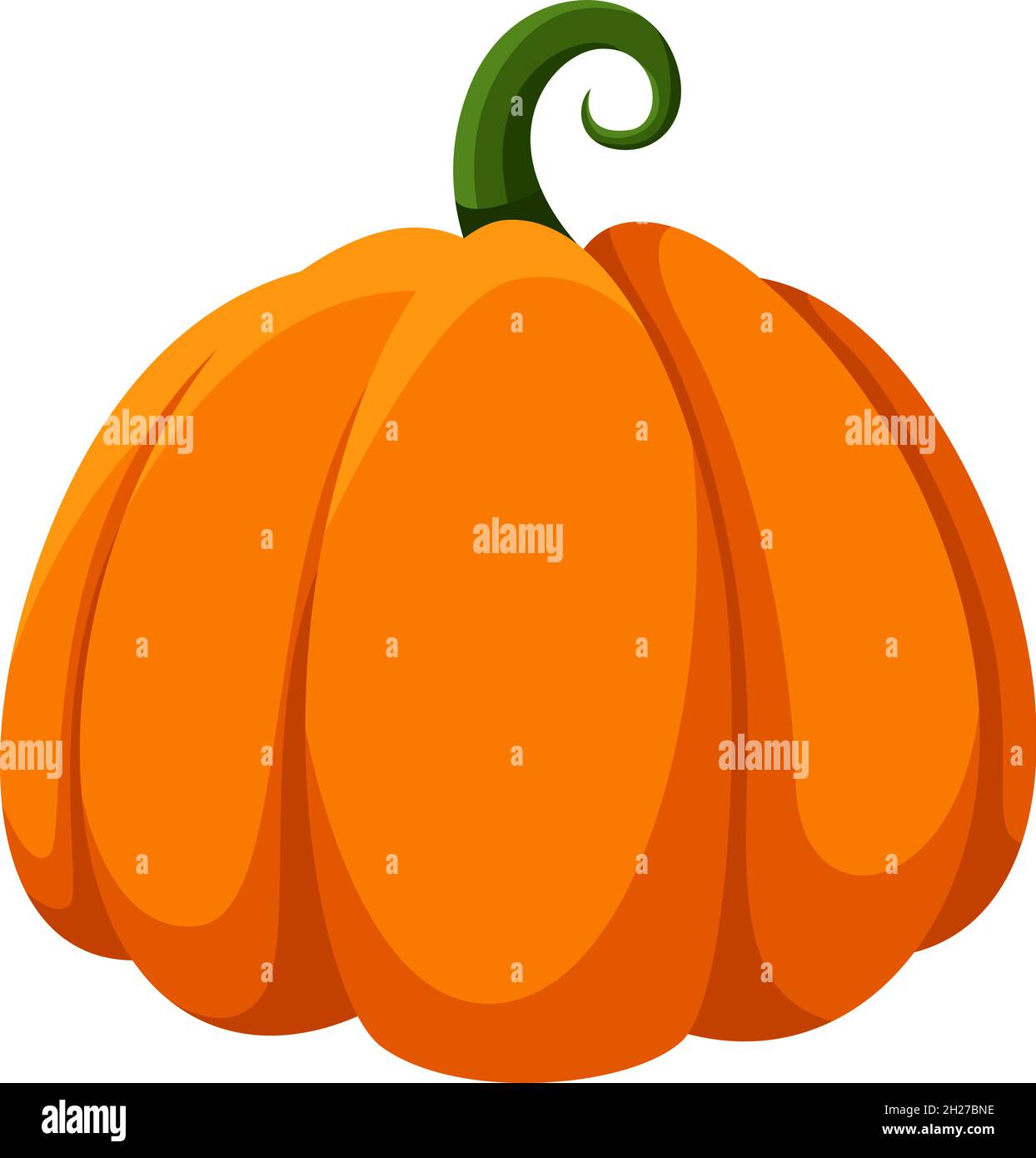 Frutta di Pumpkine. Simboli halloween del fumetto di ringraziamento all'aperto Illustrazione Vettoriale