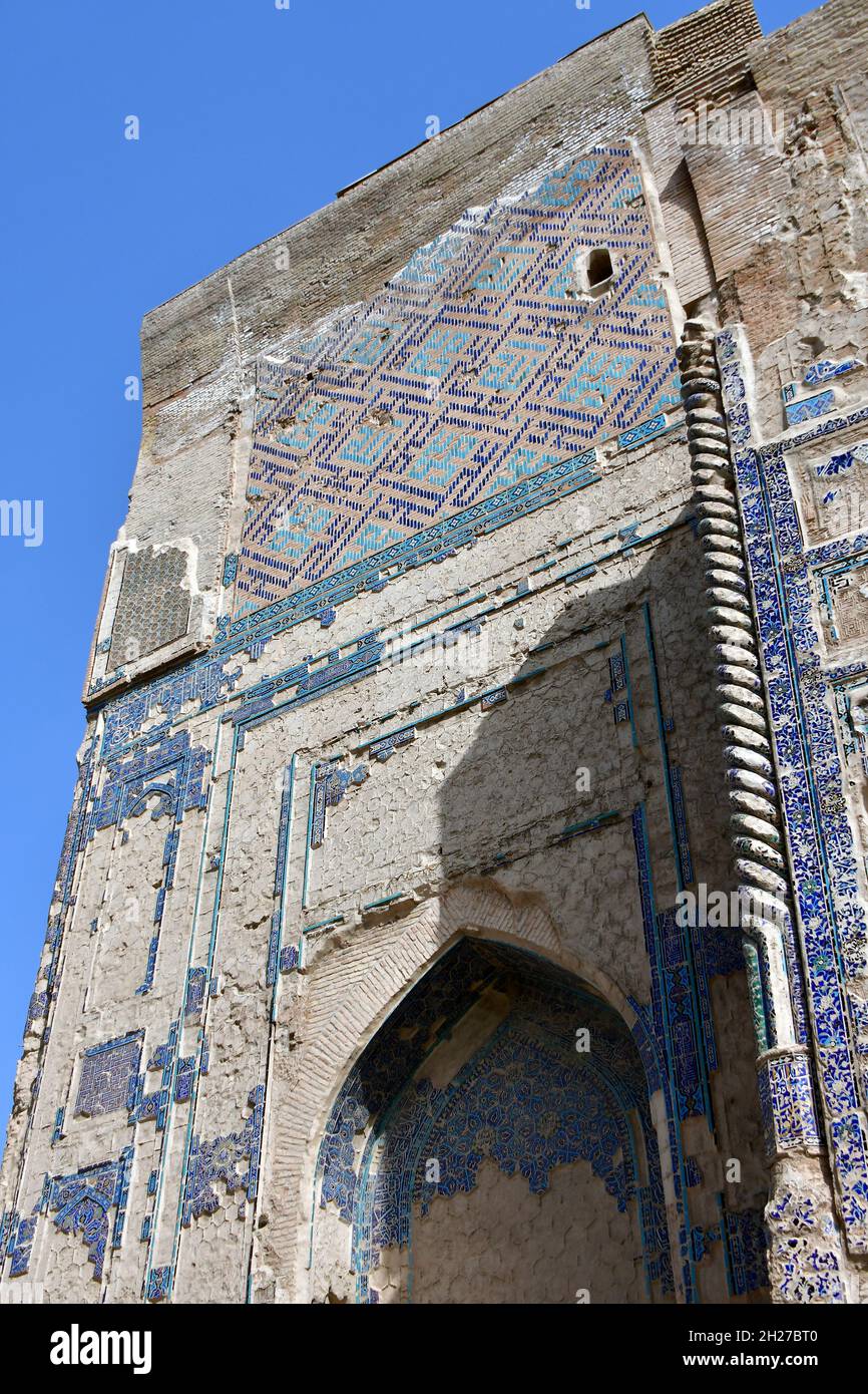 AK-Saray Palace (Palazzo d'Estate di Timur), Shahrisabz, Qashqadaryo Regione, Uzbekistan, Asia Centrale Foto Stock