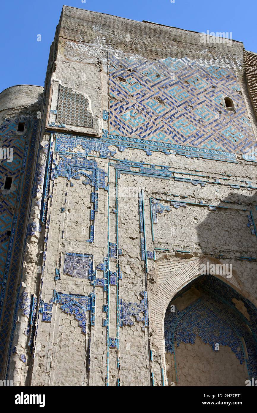 AK-Saray Palace (Palazzo d'Estate di Timur), Shahrisabz, Qashqadaryo Regione, Uzbekistan, Asia Centrale Foto Stock