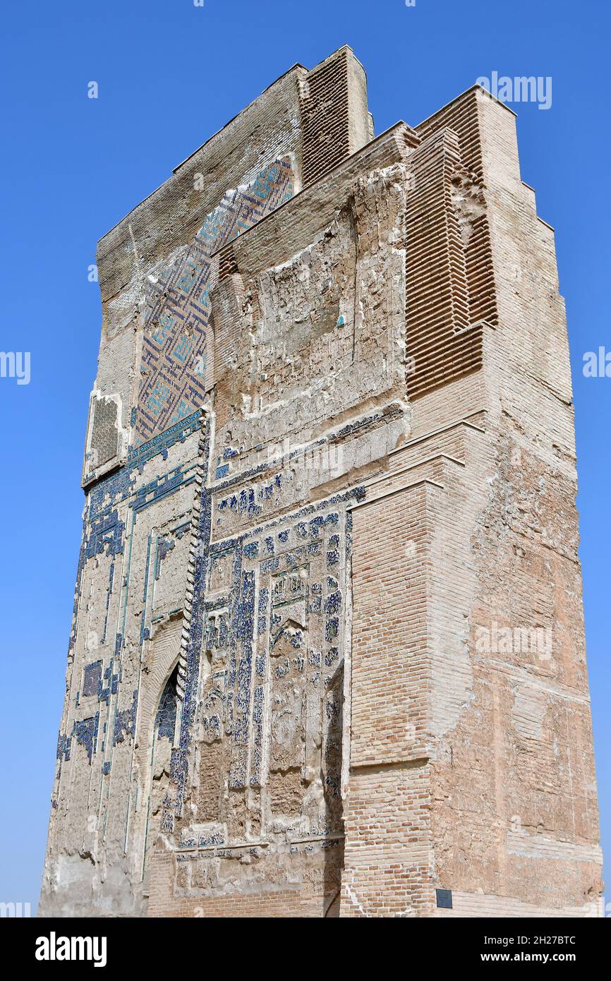 AK-Saray Palace (Palazzo d'Estate di Timur), Shahrisabz, Qashqadaryo Regione, Uzbekistan, Asia Centrale Foto Stock
