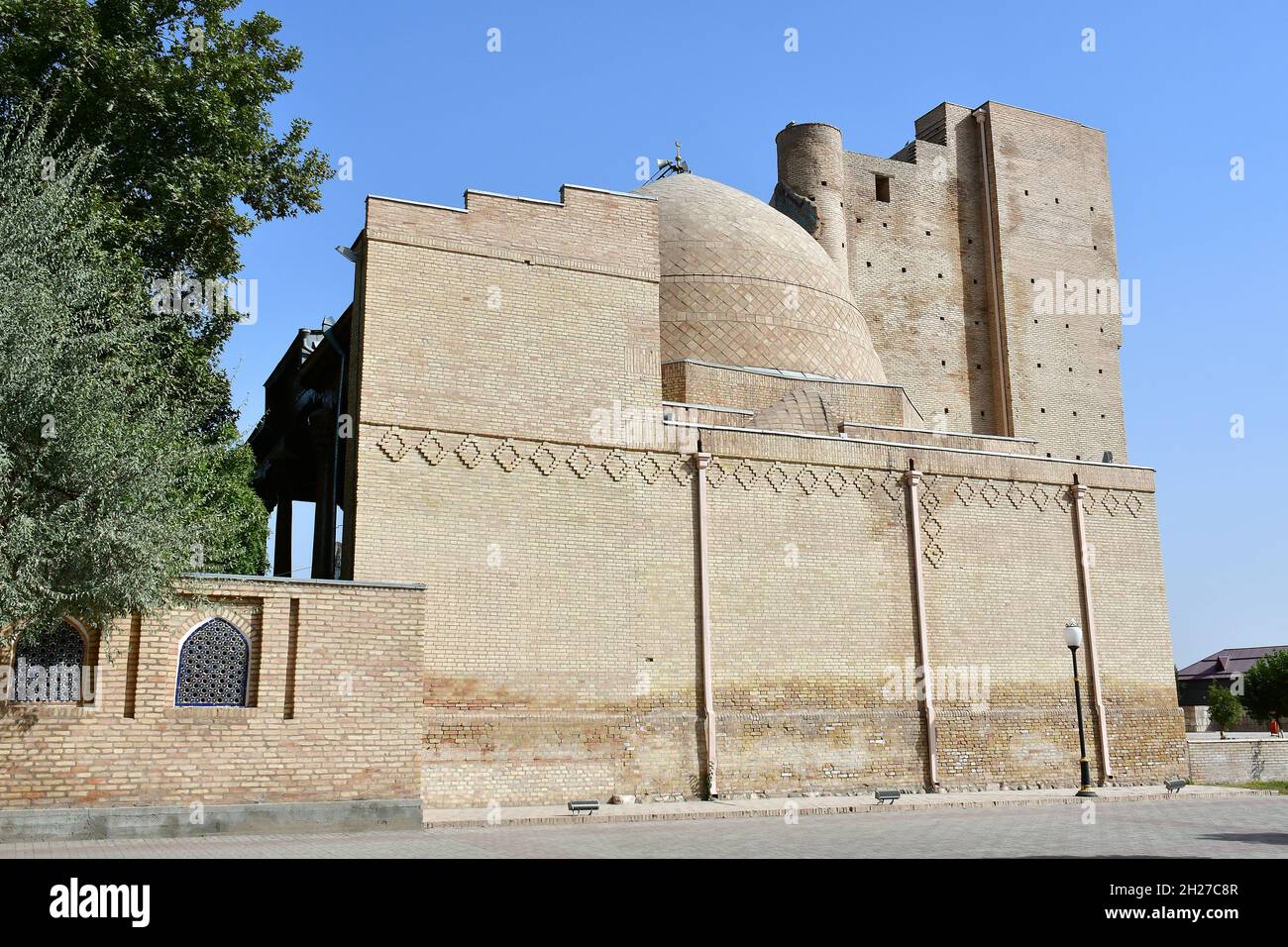 Jahongir Mausoleo, complesso Hazrati Imam, Shahrisabz, Regione Qashqadaryo, Uzbekistan, Asia centrale Foto Stock