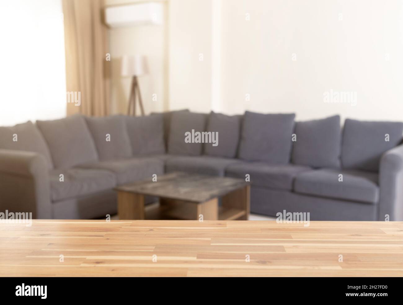 Soggiorno dal design contemporaneo Foto Stock