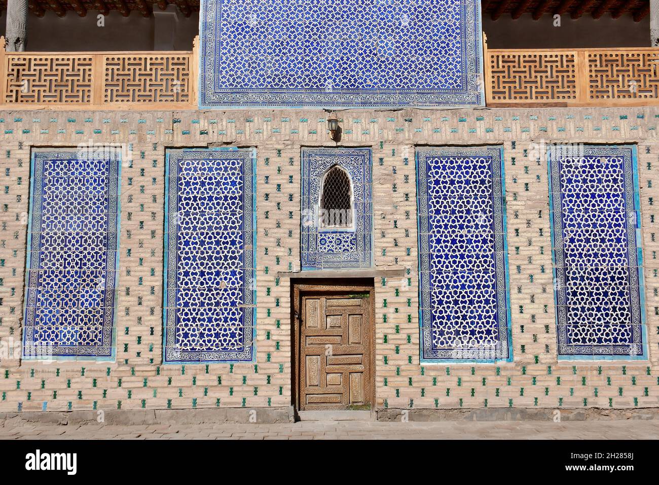 harem, Palazzo Tash-Khauli (costruito dal 1830 al 1838), palazzo in pietra, Khiva, Regione di Xorazm, Uzbekistan, Asia centrale Foto Stock