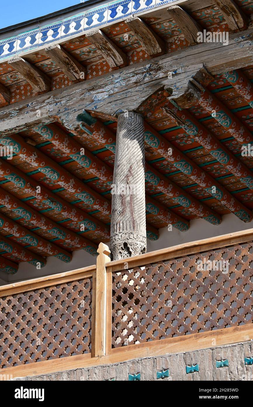 harem, Palazzo Tash-Khauli (costruito dal 1830 al 1838), palazzo in pietra, Khiva, Regione di Xorazm, Uzbekistan, Asia centrale Foto Stock