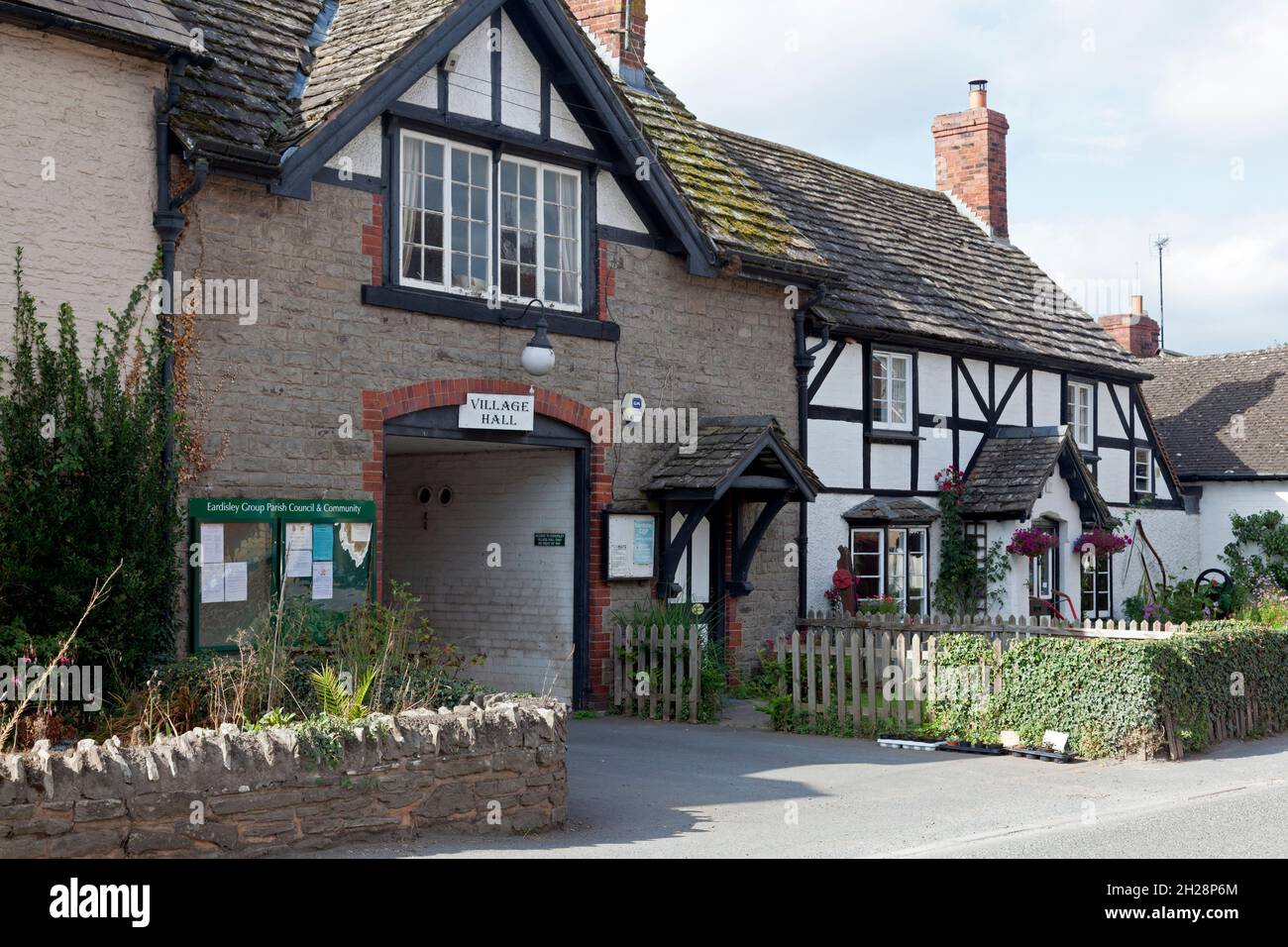 The Village Hall, Eardisley, Hereforshire Foto Stock