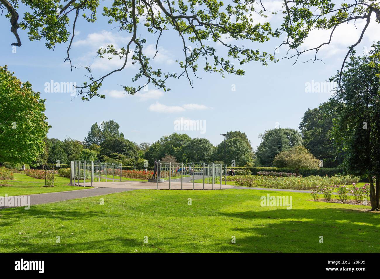 Tralee Town Park, Tralee (tra li), County Kerry, Repubblica d'Irlanda Foto Stock