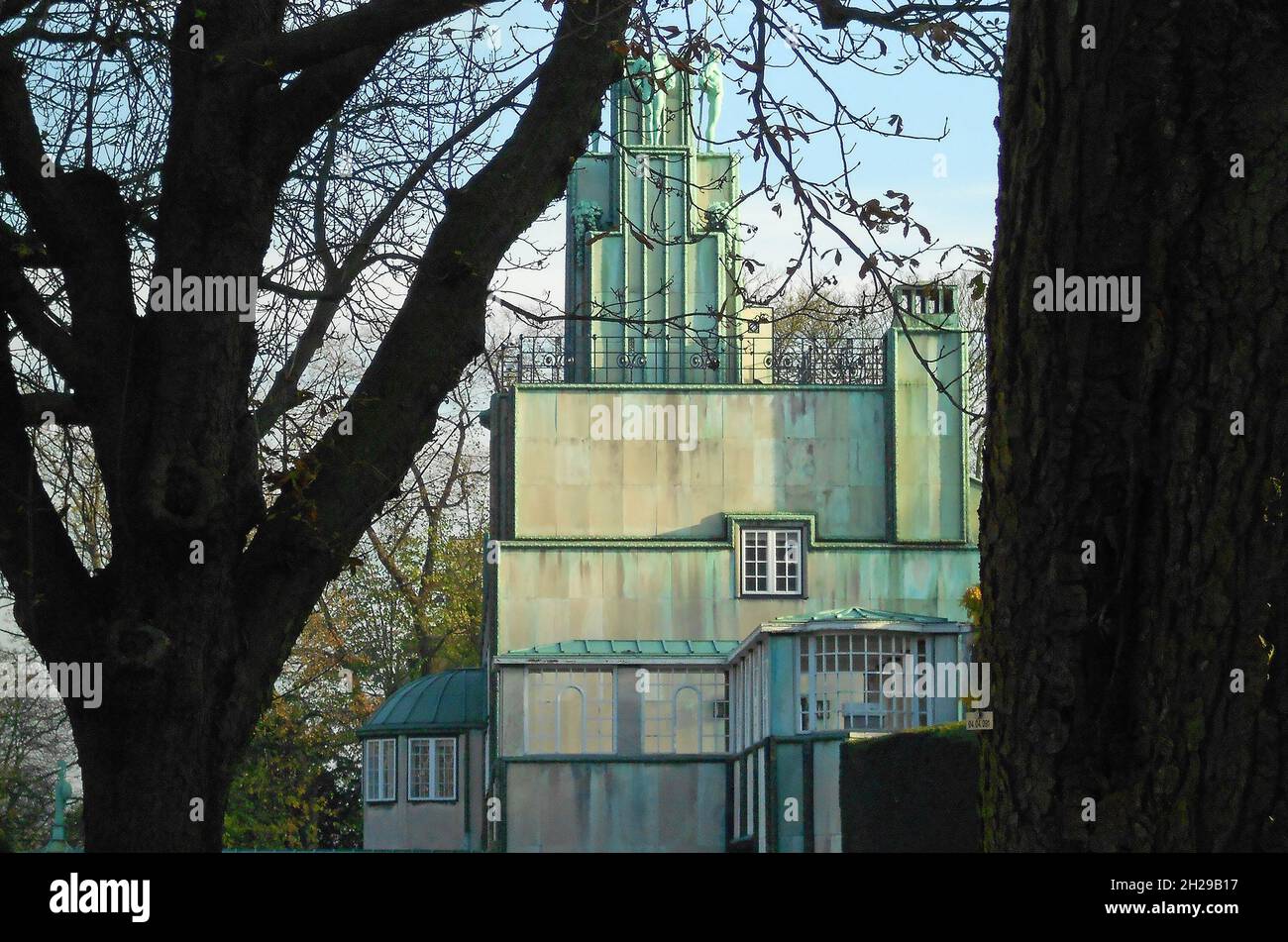 Das Palais Stoclet a Brüssel, vom Wiener Jugendstil-Künstler Josef Hoffmann geplant - il Palazzo dello Stoclet a Bruxelles, progettato dal Viennese Art No Foto Stock