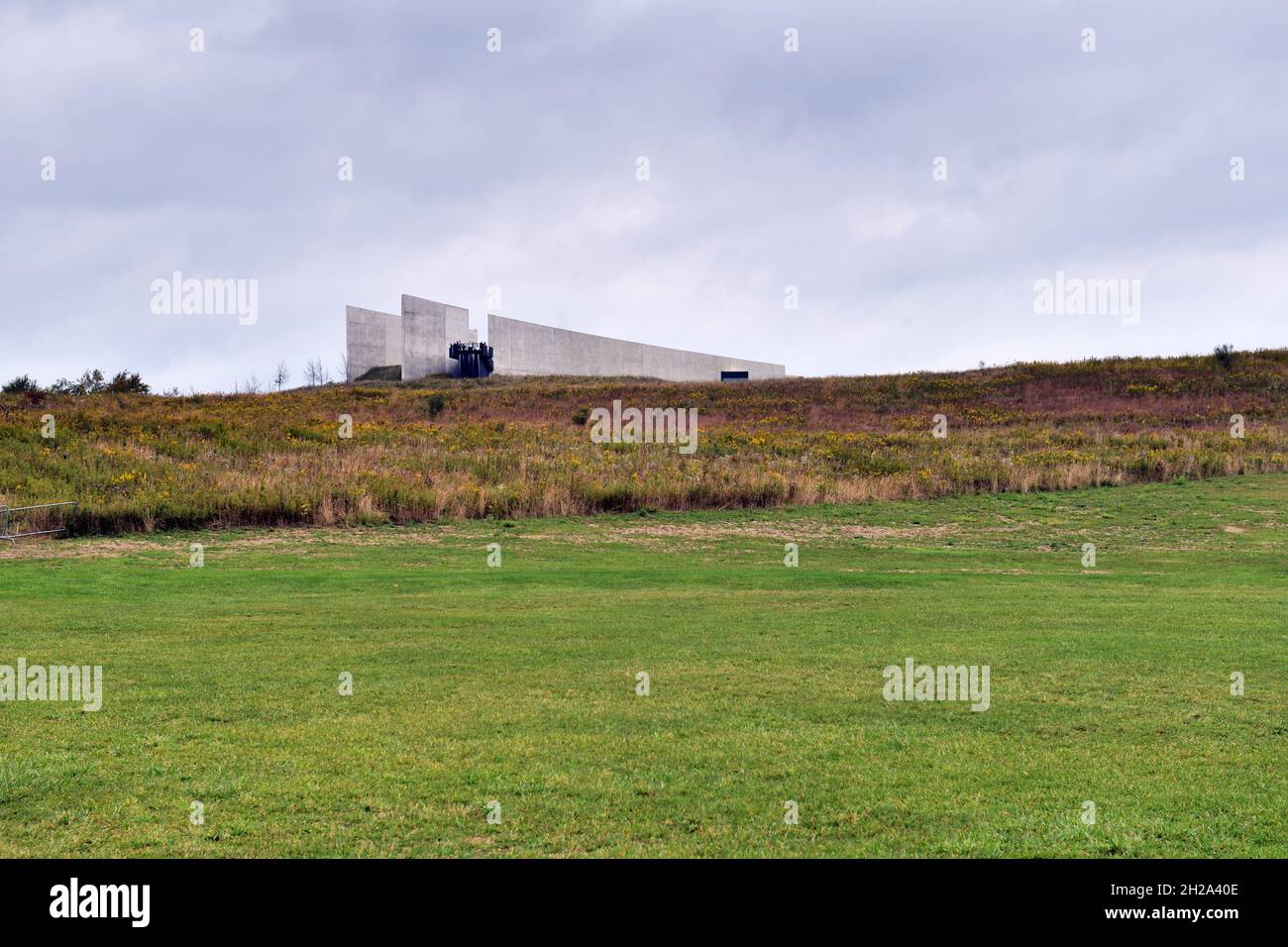 Shanksville, Pennsylvania, Stati Uniti. Il Centro visitatori al Flight 93 National Memorial. Foto Stock