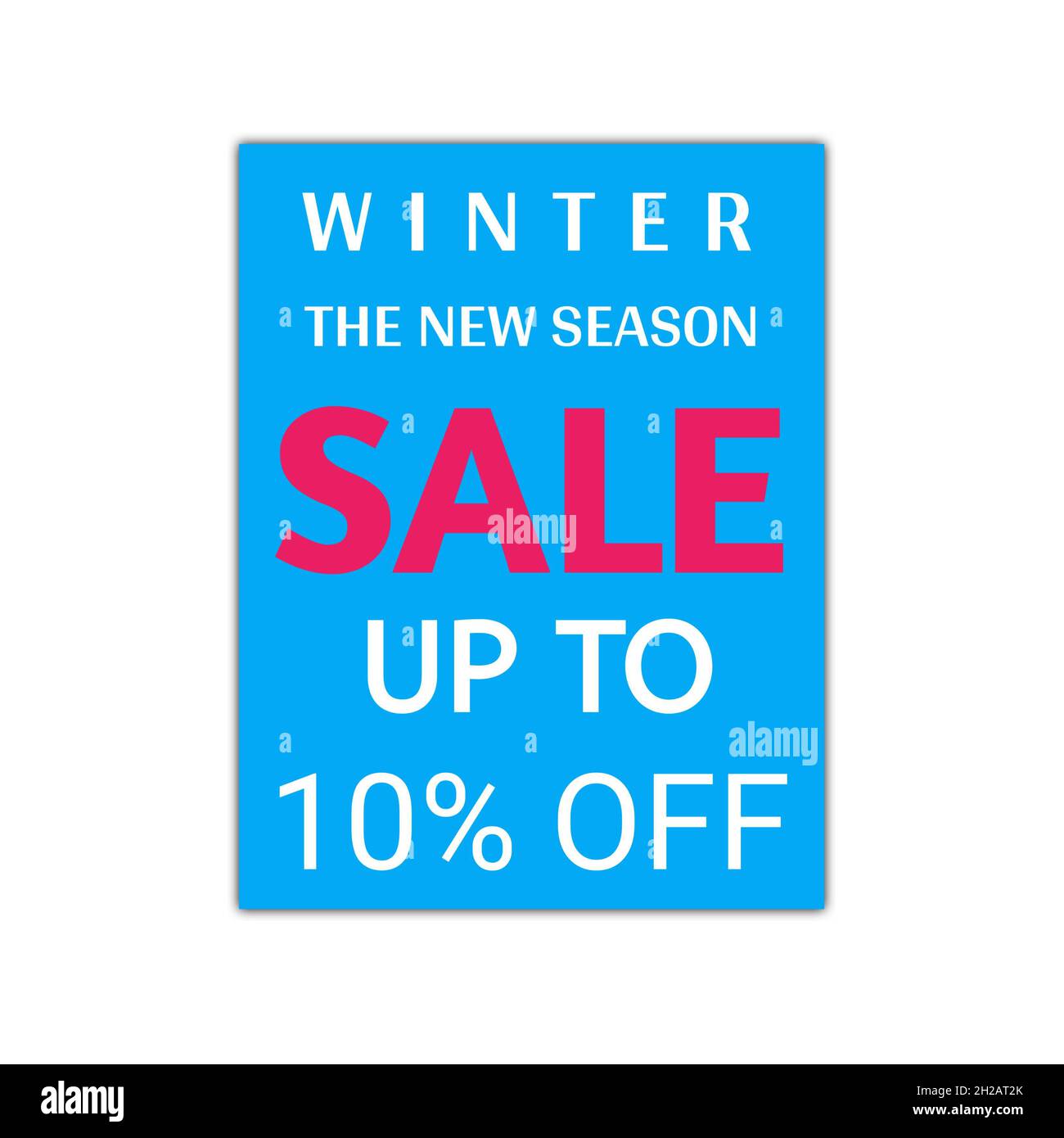 Inverno la nuova stagione Black Friday sale Foto Stock