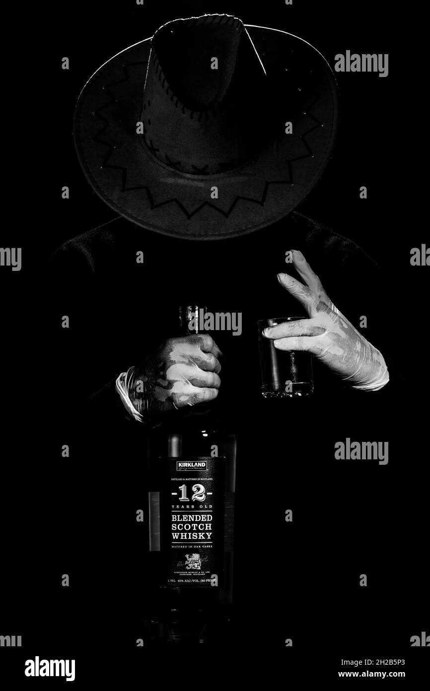 Bevanda di James Bond Foto Stock